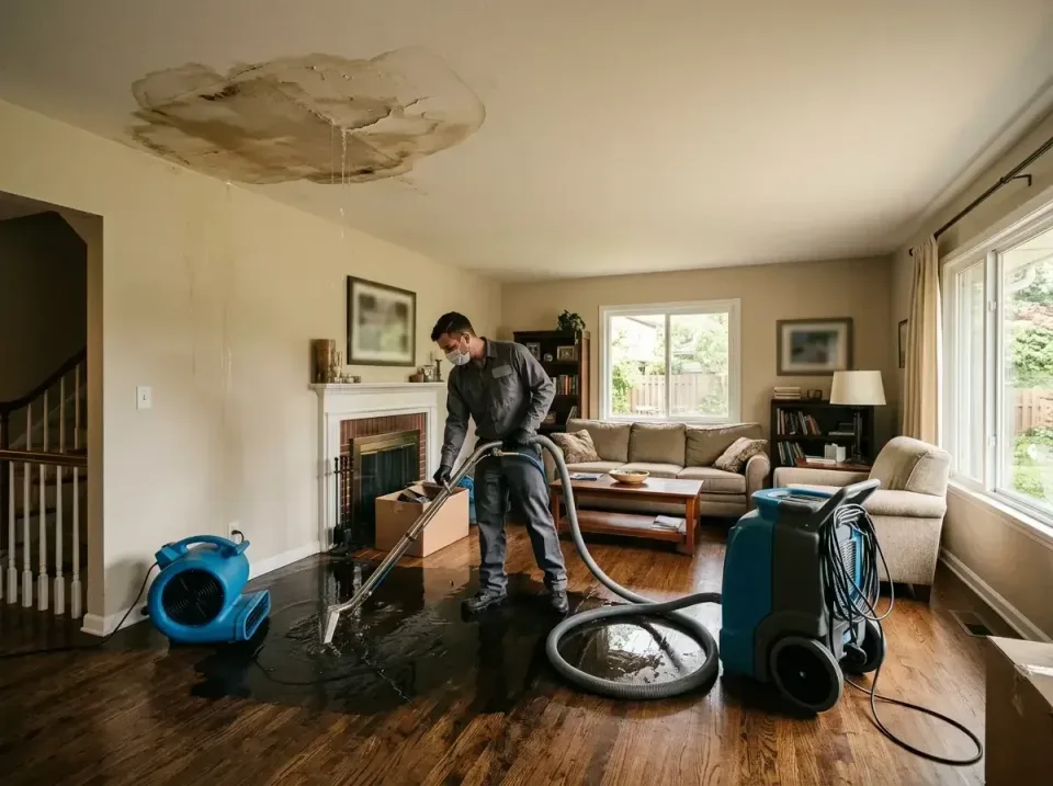 attic-pipe-burst-ceiling-drip-008 — frequently asked questions, Water Damage Restoration & Carpet Care in Woodburn, OR